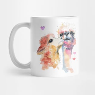 Alpaca Kiss Mug